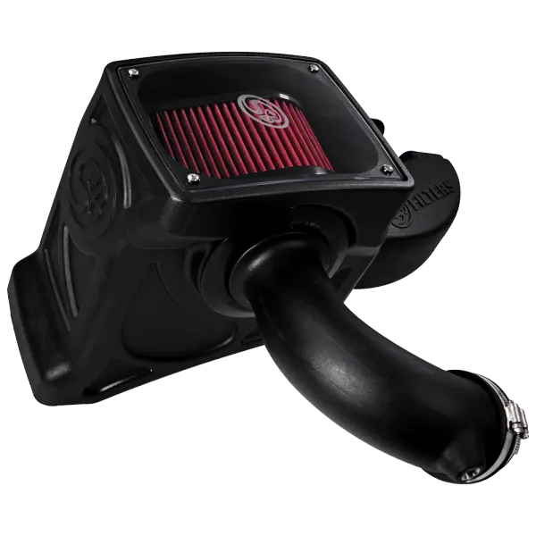 Cold Air Intake For 15-16 Chevrolet Colorado GMC Canyon 3.6L V6 Oiled Cotton Cleanable Red S and B view 7