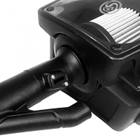 Cold Air Intake For 17-22 Chevrolet Colorado GMC Canyon 3.6L V6 Dry Extendable White S and B view 6