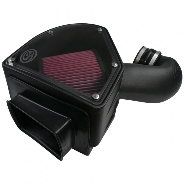 Cold Air Intake For 94-02 Dodge Ram 2500 3500 5.9L Cummins Cotton Cleanable Red S&B view 1