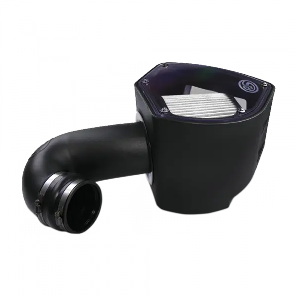 Cold Air Intake For 94-02 Dodge Ram 2500 3500 5.9L Cummins Dry Extendable White S and B view 7