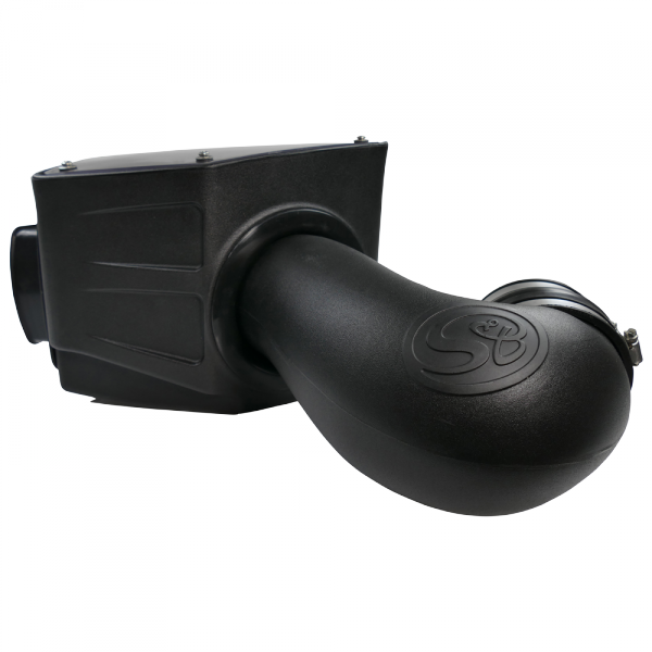 Cold Air Intake For 94-02 Dodge Ram 2500 3500 5.9L Cummins Cotton Cleanable Red S and B view 3