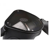 Cold Air Intake For 10-12 Dodge Ram 2500 3500 6.7L Cummins Dry Extendable White S and B view 4