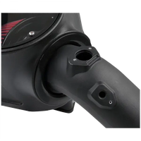 Cold Air Intake For 10-12 Dodge Ram 2500 3500 6.7L Cummins Cotton Cleanable Red S and B view 4