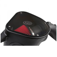 Cold Air Intake For 10-12 Dodge Ram 2500 3500 6.7L Cummins Cotton Cleanable Red S and B view 7