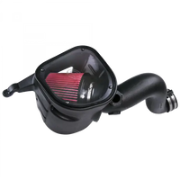 Cold Air Intake For 07-09 Dodge Ram 2500 3500 4500 5500 6.7L Cummins Cotton Cleanable Red S and B view 6