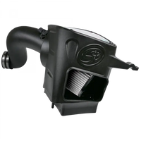 Cold Air Intake For 03-07 Dodge Ram 2500 3500 5.9L Cummins Dry Extendable White S and B view 2