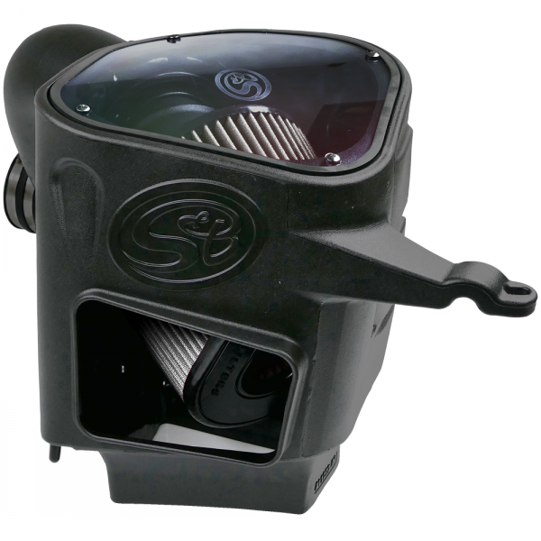 Cold Air Intake For 03-07 Dodge Ram 2500 3500 5.9L Cummins Dry Extendable White S and B view 7