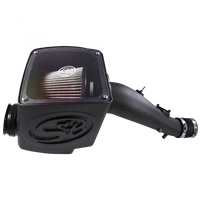 Cold Air Intake For 05-11 Toyota Tacoma 4.0L Dry Dry Extendable White S and B view 2