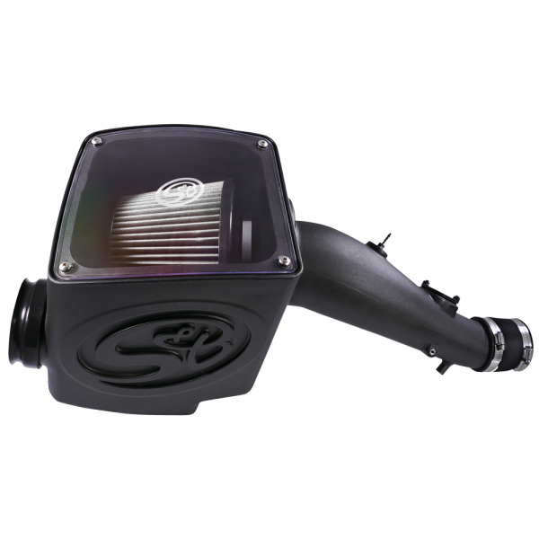 Cold Air Intake For 05-11 Toyota Tacoma 4.0L Dry Dry Extendable White S and B view 2