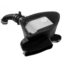 Cold Air Intake For 10-14 VW 2.0L TDI , 2015 VW Jetta 2.0L TDI Dry Extendable White S and B view 1