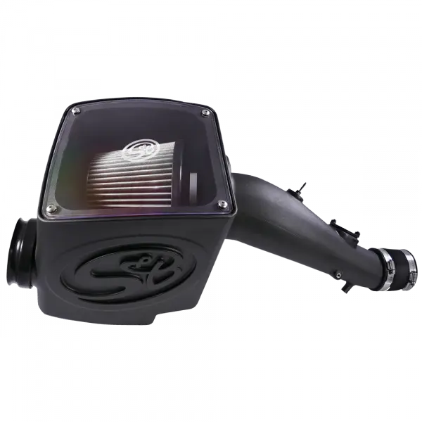 Cold Air Intake For 12-15 Toyota Tacoma 4.0L Dry Dry Extendable White S and B view 2