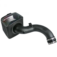 Cold Air Intake For 01-04 Chevrolet Silverado GMC Sierra V8-6.6L LB7 Duramax Dry Extendable White S and B view 7