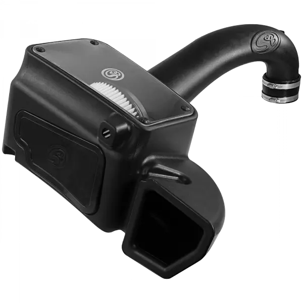 Cold Air Intake For 09-18 Dodge Ram 1500/ 2500/ 3500 Hemi V8-5.7L Dry Extendable White S and B view 2