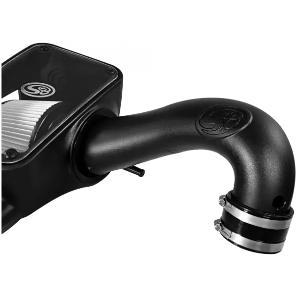 Cold Air Intake For 09-18 Dodge Ram 1500/ 2500/ 3500 Hemi V8-5.7L Dry Extendable White S and B view 6