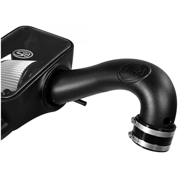 Cold Air Intake For 09-18 Dodge Ram 1500/ 2500/ 3500 Hemi V8-5.7L Dry Extendable White S and B view 6