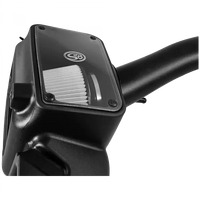 Cold Air Intake For 09-18 Dodge Ram 1500/ 2500/ 3500 Hemi V8-5.7L Dry Extendable White S and B view 8