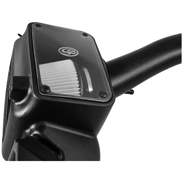 Cold Air Intake For 09-18 Dodge Ram 1500/ 2500/ 3500 Hemi V8-5.7L Dry Extendable White S and B view 8