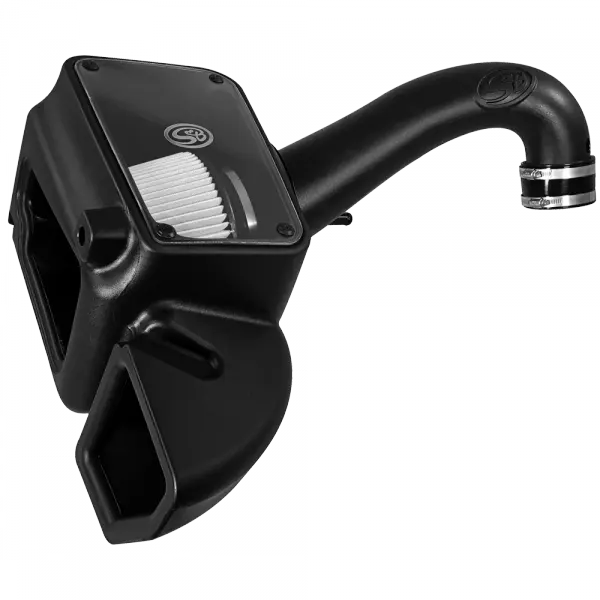 Cold Air Intake For 09-18 Dodge Ram 1500/ 2500/ 3500 Hemi V8-5.7L Dry Extendable White S and B view 9