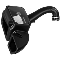 Cold Air Intake For 09-18 Dodge Ram 1500/ 2500/ 3500 Hemi V8-5.7L Dry Extendable White S and B view 9