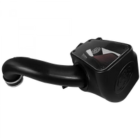 Cold Air Intake For 09-18 Dodge Ram 1500/ 2500/ 3500 Hemi V8-5.7L Cotton Cleanable Red S and B view 4