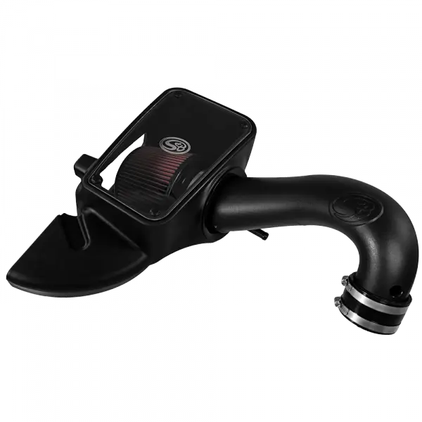 Cold Air Intake For 09-18 Dodge Ram 1500/ 2500/ 3500 Hemi V8-5.7L Cotton Cleanable Red S and B view 7