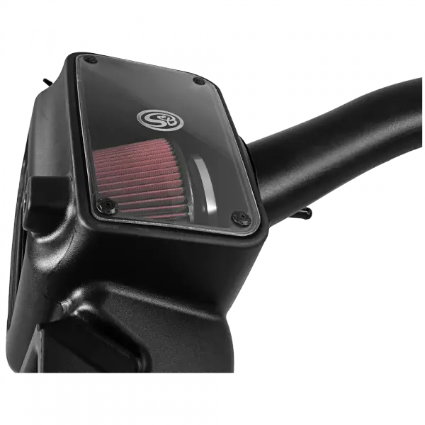 Cold Air Intake For 09-18 Dodge Ram 1500/ 2500/ 3500 Hemi V8-5.7L Cotton Cleanable Red S and B view 8