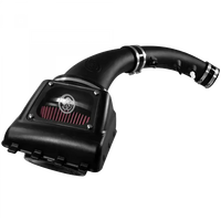 Cold Air Intake For 11-16 Ford F250, F350 V8-6.2L Oiled Cotton Cleanable Red S and B view 6