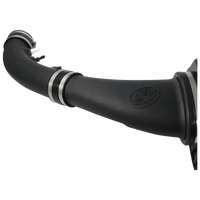 Cold Air Intake For 11-16 Ford F250, F350 V8-6.2L Oiled Cotton Cleanable Red S and B view 9