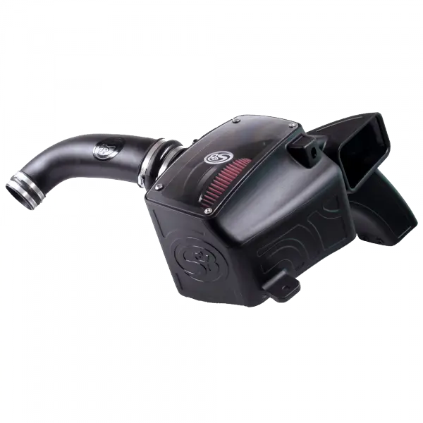 Cold Air Intake For 03-08 Dodge Ram 2500 3500 5.7L Oiled Cotton Cleanable Red S and B view 1