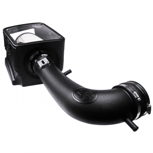 S&B Filters Cold Air Intake For 17-18 Chevrolet GMC Silverado/ Sierra 1500, Tahoe, Suburban, Yukon, XL, Denali, 5.3L, 6.2L Dry Extendable White 75-5116D