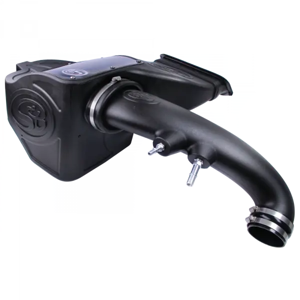 Cold Air Intake For 2018-22 Ford F150 V8-5.0L Dry Dry Extendable White S and B view 4