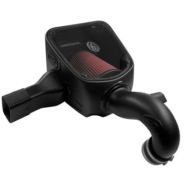 Cold Air Intake For 19-22 Dodge Ram 1500 2500 3500 5.7L Hemi Cotton Cleanable Red S and B view 5