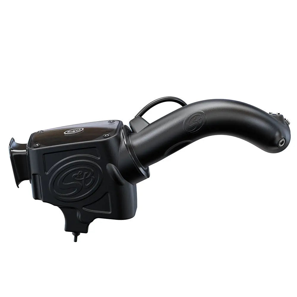 Cold Air Intake For 18-22 Jeep Wranlger JL 2.0L Turbo Oiled Cotton Cleanable Red S and B view 4