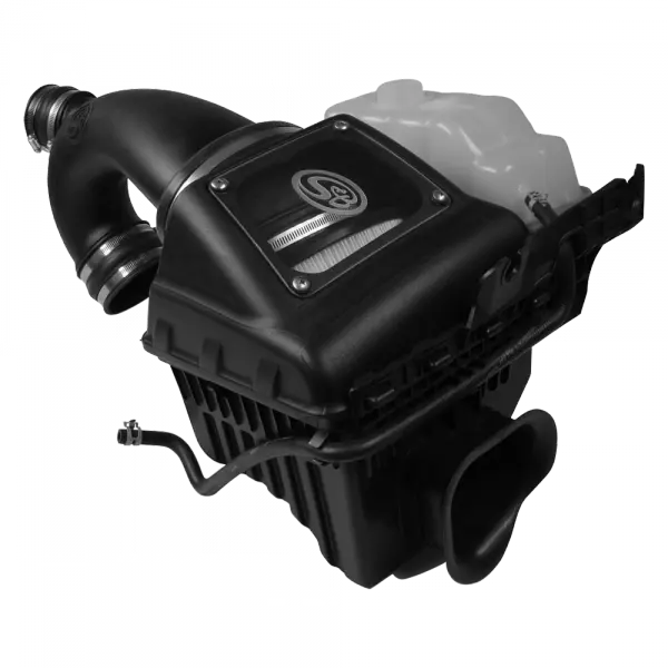 Cold Air Intake For 15-17 Ford Expedition 3.5L Ecoboost Dry Dry Extendable White S and B view 2