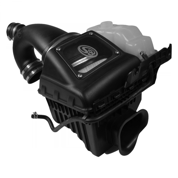 Cold Air Intake For 15-17 Ford Expedition 3.5L Ecoboost Dry Dry Extendable White S and B view 2
