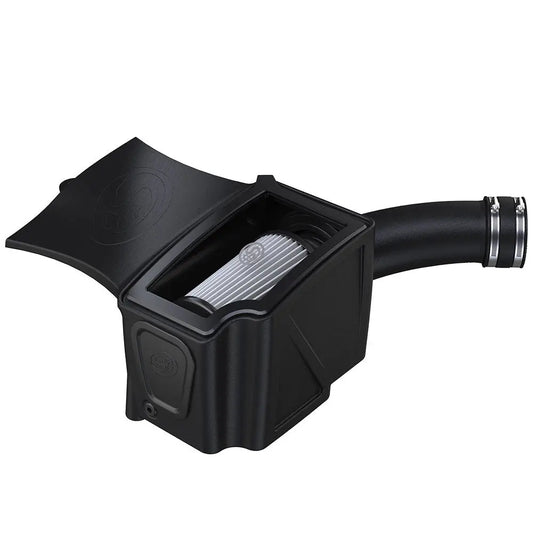 S&B Filters Cold Air Intake For 94-97 Ford F250 F350 V8-7.3L Powerstroke Dry Extendable White 75-5131D