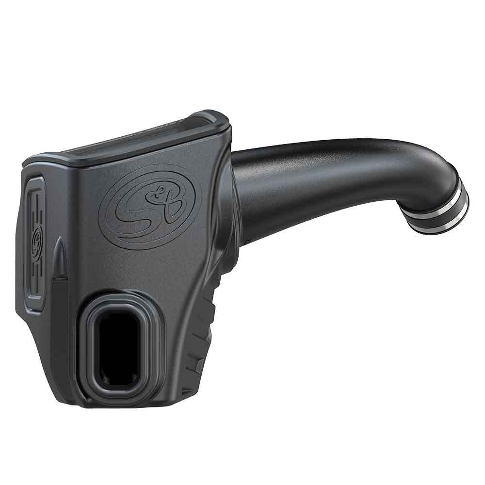 Cold Air Intake For 20-21 Chevrolet Silverado GMC Sierra V8-6.6L L5P Duramax Cotton Cleanable S and B view 5