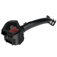 Cold Air Intake For 20-22 Jeep Wrangler / Gladiator 3.0L Ecodiesel Cotton Cleanable Red S and B view 5