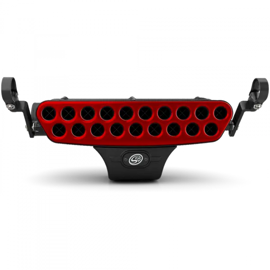 Stainless Steel Red Faceplate for Particle Separator S and B view 1