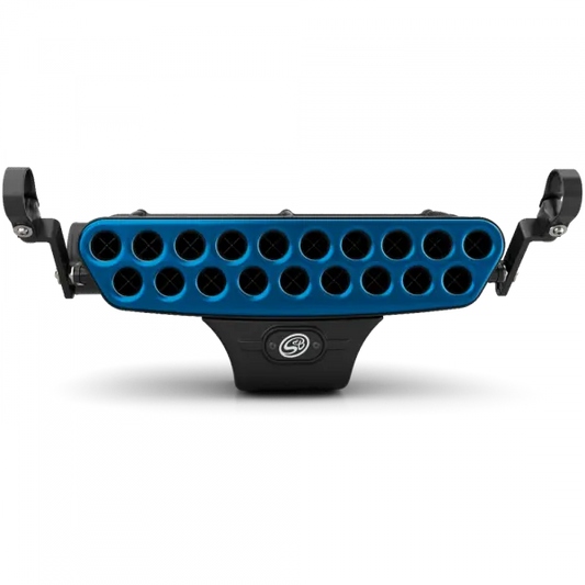 Stainless Steel Blue Faceplate for Particle Separator S and B view 1