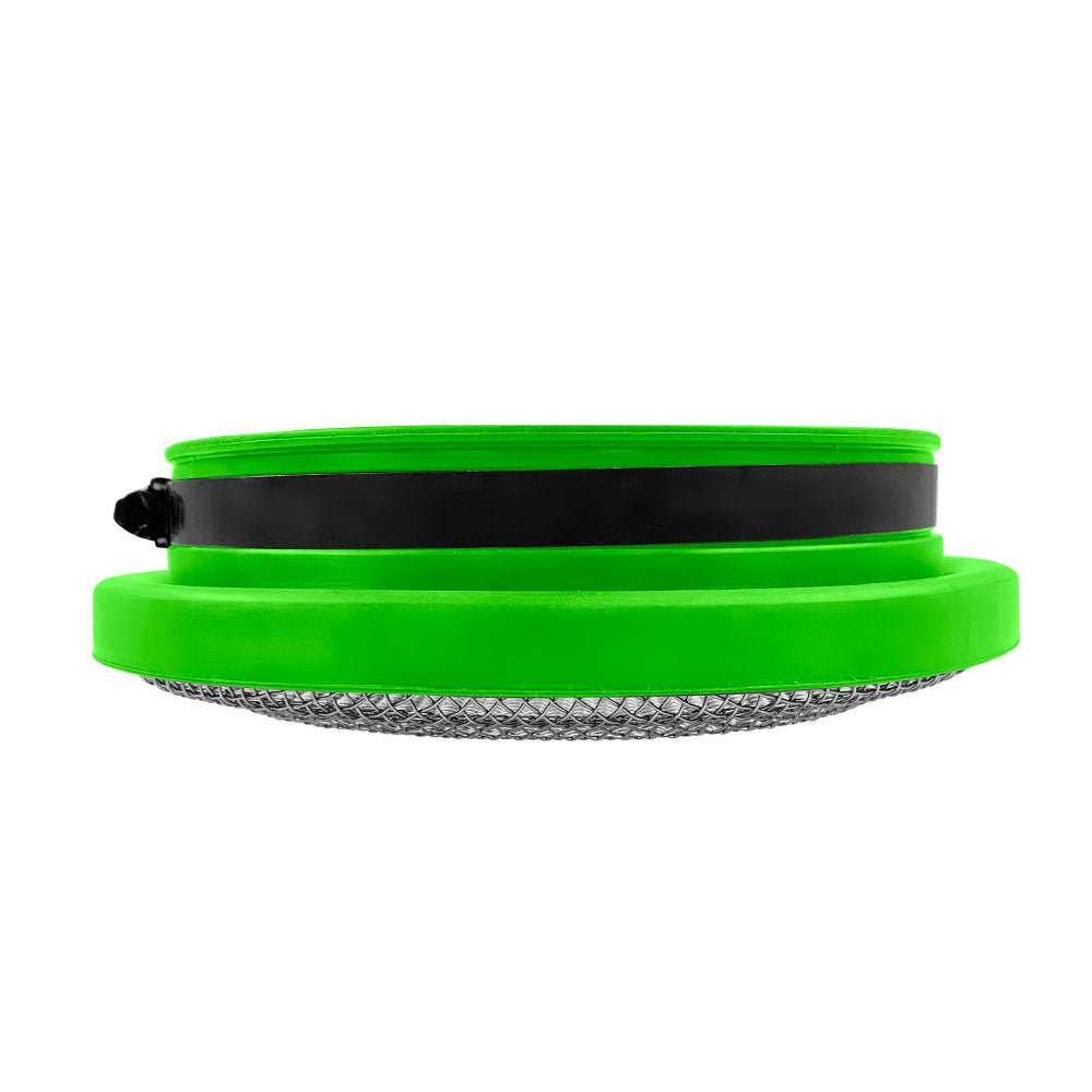 Turbo Screen Guard With Velocity Stack - 3.50 Inch (Green) S&B view 1