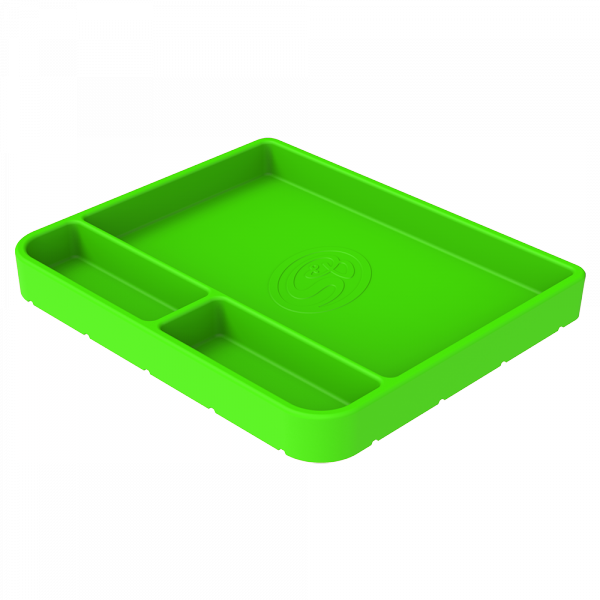 Tool Tray Silicone Medium Color Lime Green S&B view 1