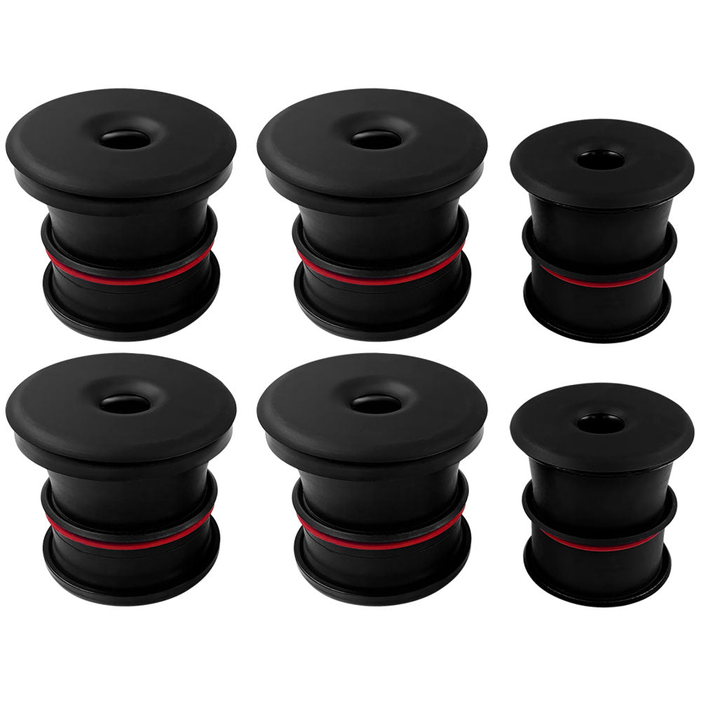Silicone Body Mount Kit For 99-03 Ford F-250/F-350/F-450/F-550 5.4L, 6.8L 7.3L Regular & Extended Cab 6 Pc S&B view 1