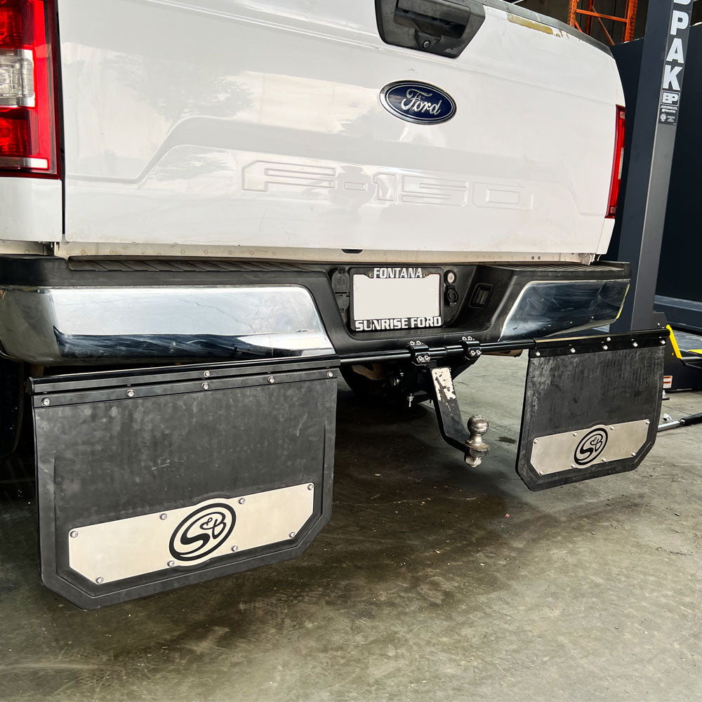 Mud Flap Kit - 2.5 Inch Hitch Reciever S and B view 8