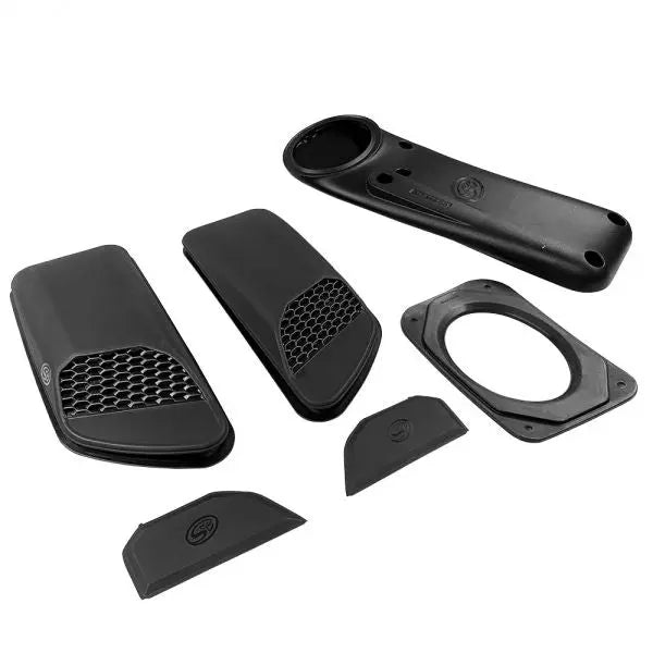 Air Hood Scoop System for 18-22 Wrangler JL Rubicon 2.0L, 3.6L, 20-22 Jeep Gladiator 3.6L S and B Intake Required view 5