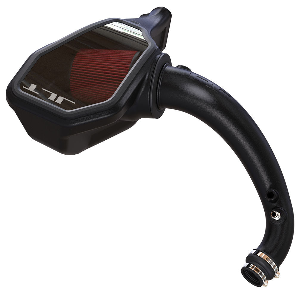 JLT Cold Air Intake with Snap-In Lid For 2015-2022 Ford Mustang Ecoboost 2.3L Turbo Cotton Cleanable Red view 3