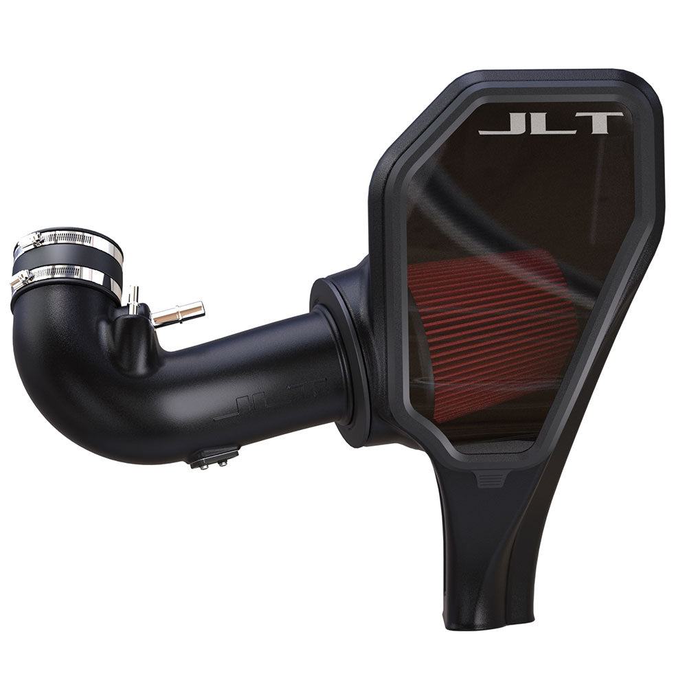 JLT Cold Air Intake with Snap-In Lid For 2015-2022 Ford Mustang GT350 5.2L Cotton Cleanable Red view 3