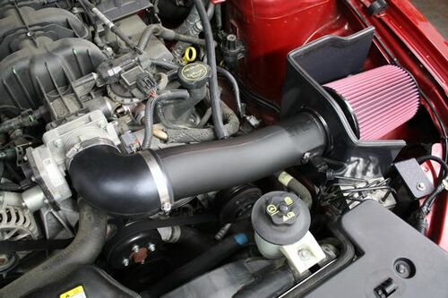 JLT Series 2 Cold Air Intake Kit Dry Filter 2005-09 Mustang V6 Tuning Required view 1