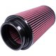 Air Filter for Competitor Intakes AFE XX-40035 Oiled Cotton Cleanable Red S and B view 1