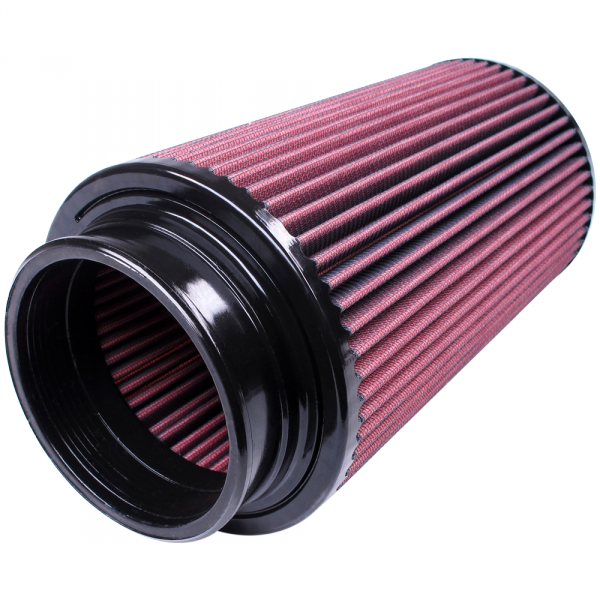 Air Filter for Competitor Intakes AFE XX-40035 Oiled Cotton Cleanable Red S and B view 1